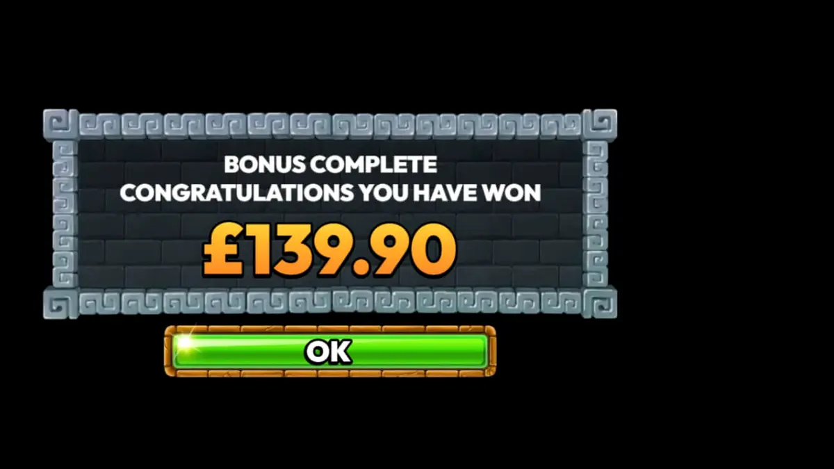 Sonny Rider & The Crystal Chambers slot game interface na may temang Aztec jungle.